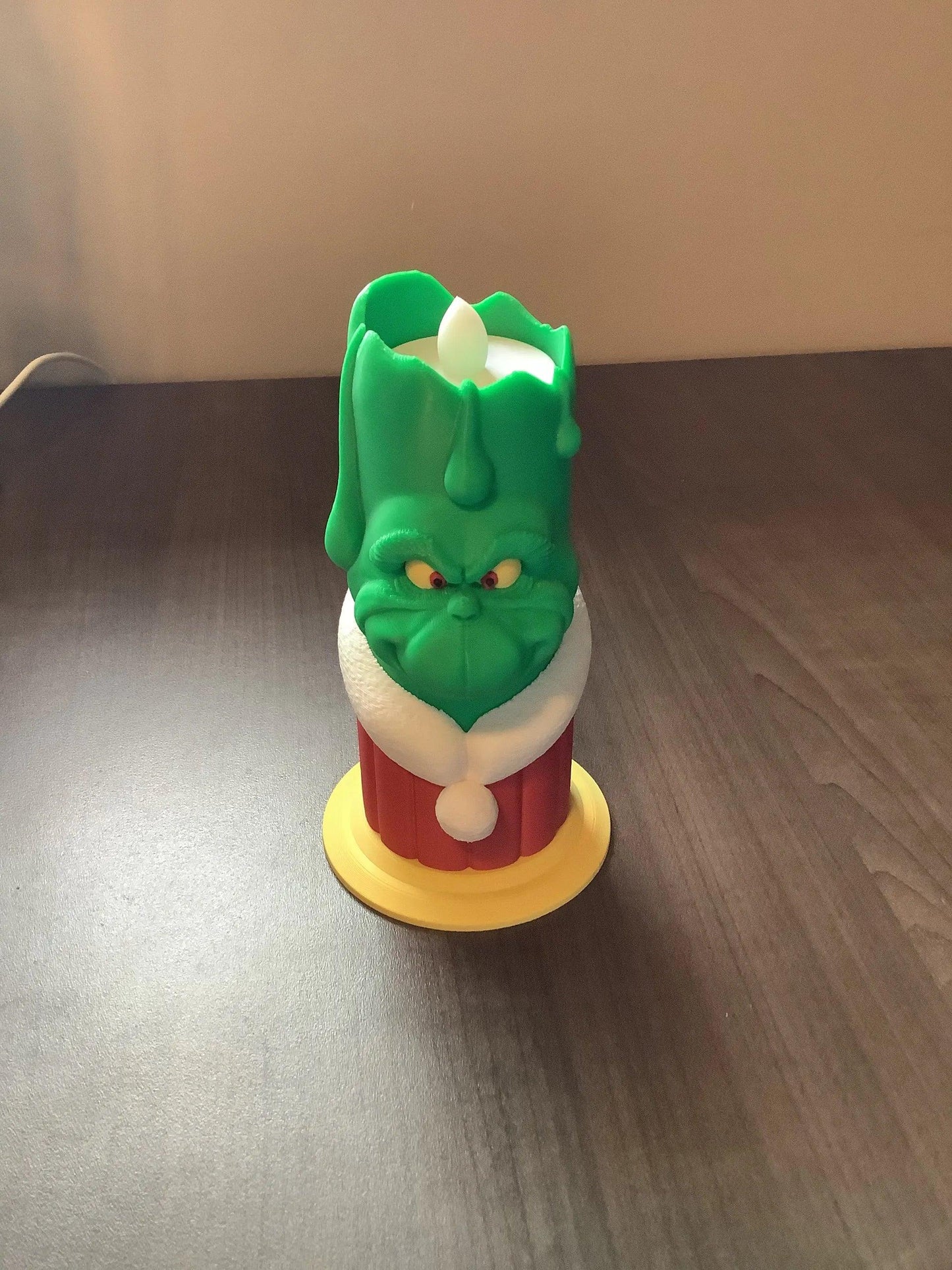 Custom Made: Grinch Candle - Christmas Ornament Decoration - New! - Michael's 3D World