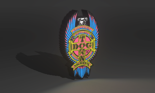 Dog Town Skates - Skate Artwork - LED Light Up Artwork / Wall Art / Sign