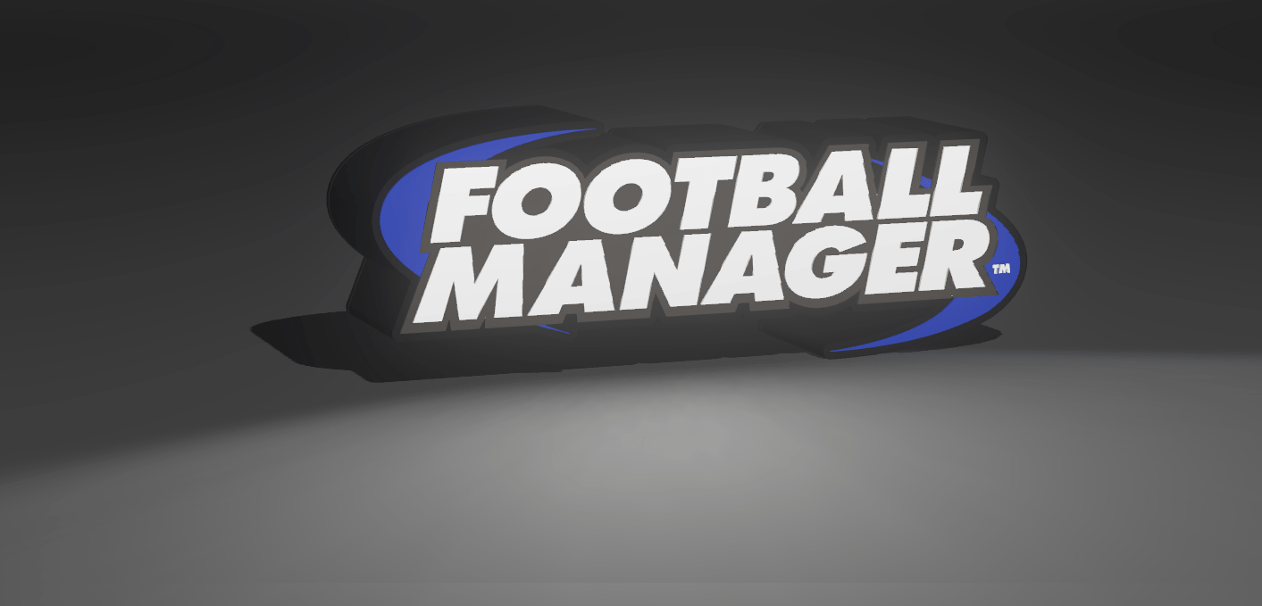 Football Manager Game Logo - Light Up Artwork / Wall Art / Sign