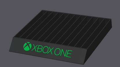 Microsoft Xbox, Xbox 360, Xbox One Game stand/Holder - Holds 10 Games - Michael's 3D World