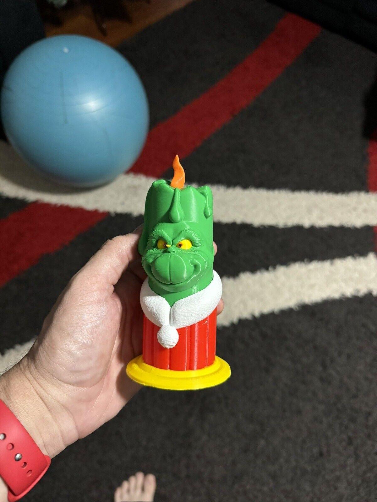 Custom Made: Grinch Candle - Christmas Ornament Decoration - New! - Michael's 3D World