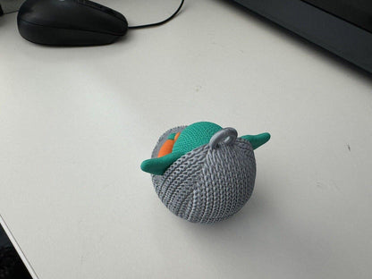 Grogu Knitted-look Christmas Ornament/Decoration - Baby Yoda In Capsule - New - Michael's 3D World
