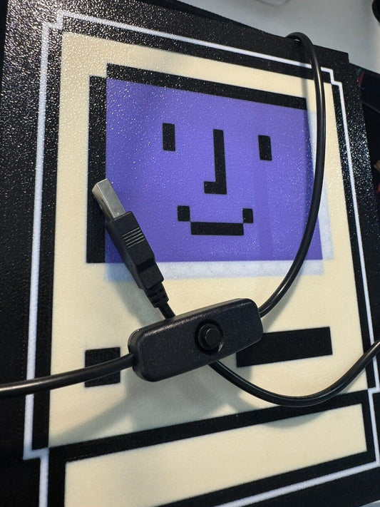 Happy Macintosh - Classic Vintage Apple Macintosh USB Powered LED Light Box! New - Michael's 3D World