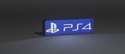 Playstation PS4 - Mini LED Light Up Sign / Night Light - USB Powered