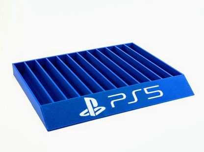 Sony Playstation PS4/PS5 - Game Case Holder / Stand - Holds 10 Game Cases - Michael's 3D World