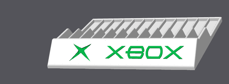 Microsoft Xbox, Xbox 360, Xbox One Game stand/Holder - Holds 10 Games - Michael's 3D World
