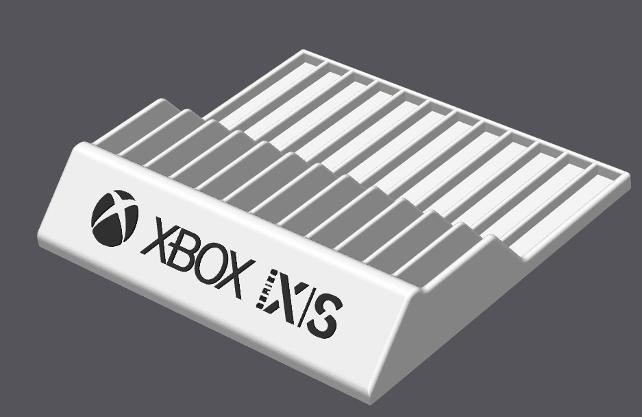 Microsoft Xbox, Xbox 360, Xbox One Game stand/Holder - Holds 10 Games - Michael's 3D World