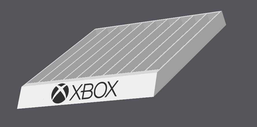 Microsoft Xbox, Xbox 360, Xbox One Game stand/Holder - Holds 10 Games - Michael's 3D World